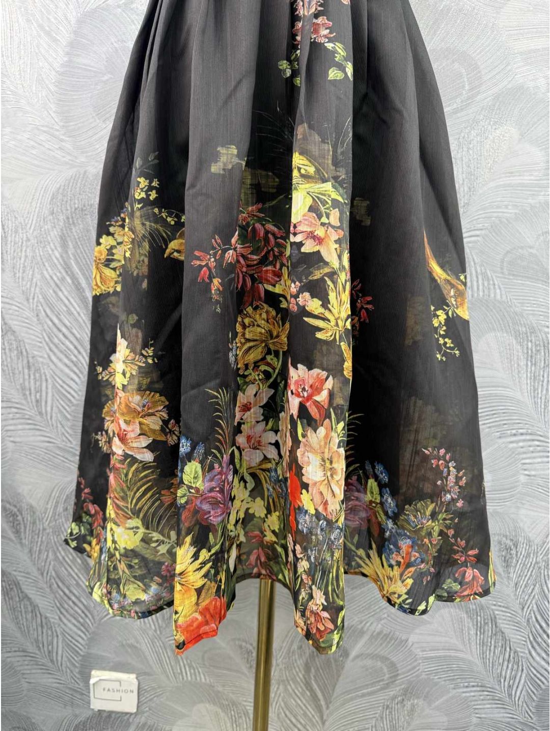 Zimmermann Linen Floral Dress in Multicolor