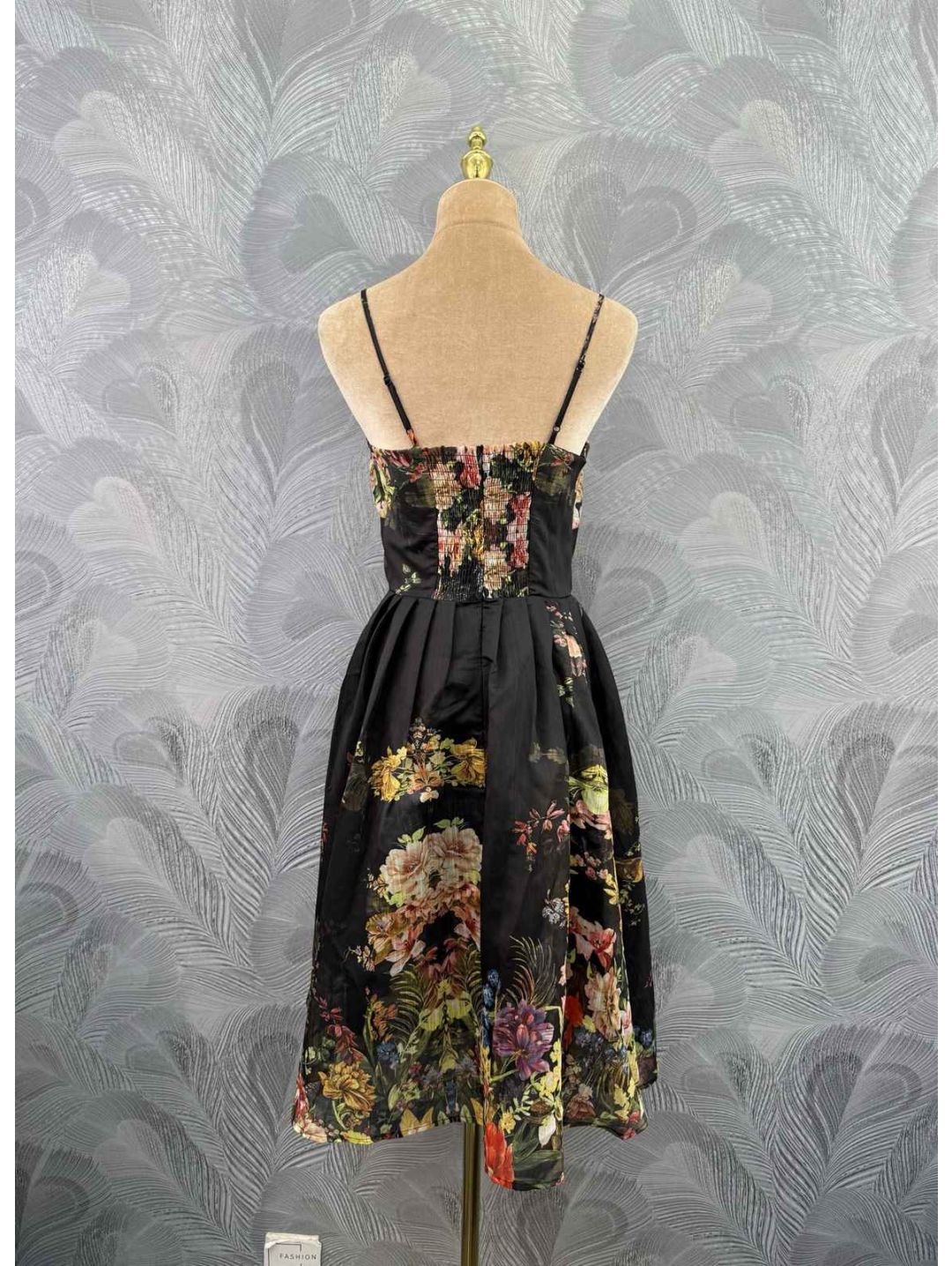 Zimmermann Linen Floral Dress in Multicolor
