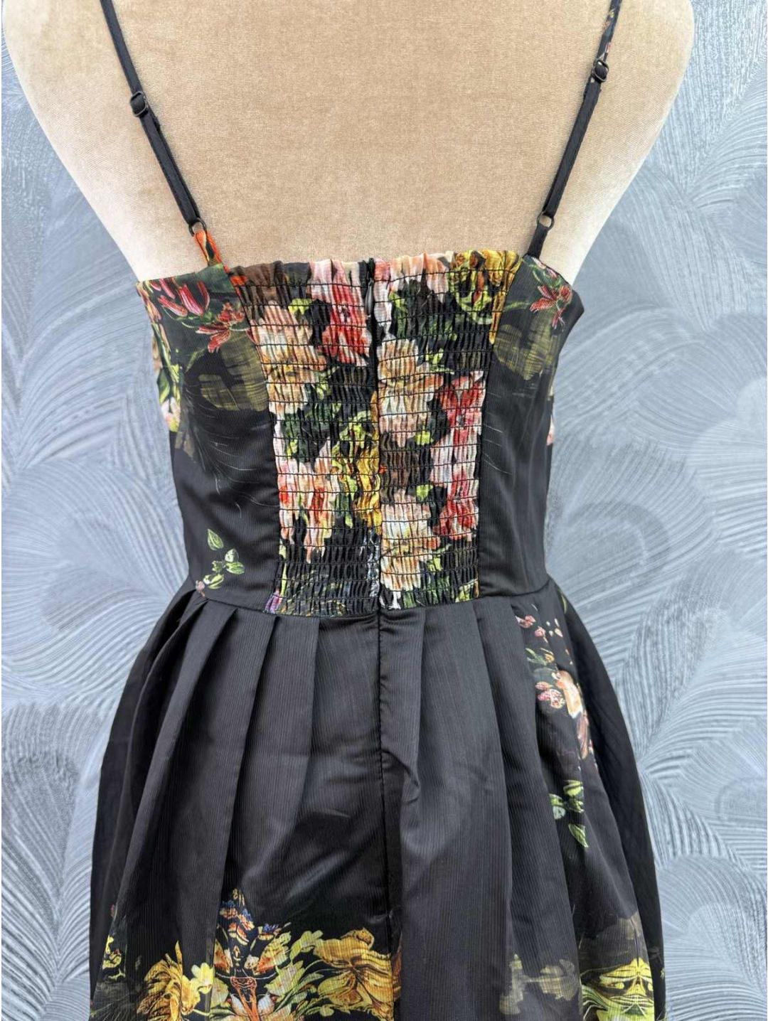 Zimmermann Linen Floral Dress in Multicolor