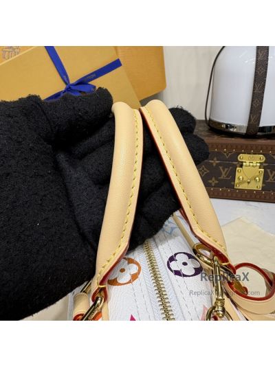 Louis Vuitton Speedy in white Monogram Multicolore M13084