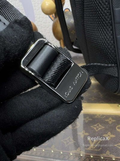 Louis Vuitton Keepall N45287 in black damier canvas