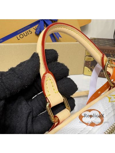 Louis Vuitton Speedy in white Monogram Multicolore M13084