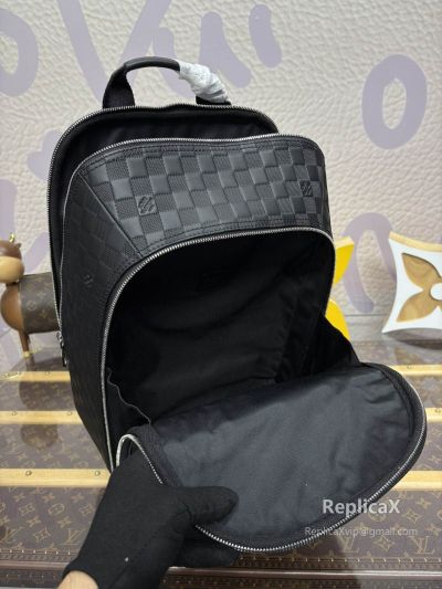 Louis Vuitton Keepall N45287 in black damier canvas