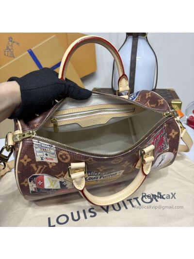 Speedy by Louis Vuitton — brown monogram canvas M47087