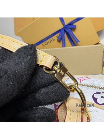 Louis Vuitton Speedy in white Monogram Multicolore M13084