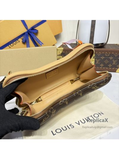 Louis Vuitton VLM M12615 in dark brown monogram canvas