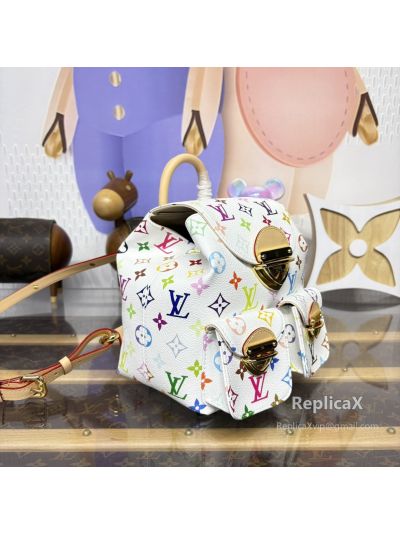 Louis Vuitton Speedy in white Monogram Multicolore M13081