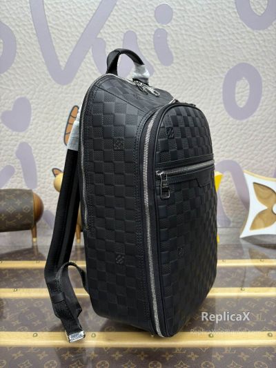 Louis Vuitton Keepall N45287 in black damier canvas