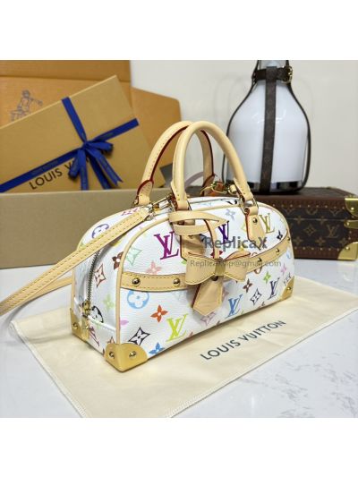 Louis Vuitton Speedy in white Monogram Multicolore M13084