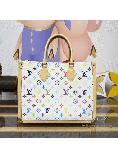Louis Vuitton Neverfull in white monogram canvas M13079