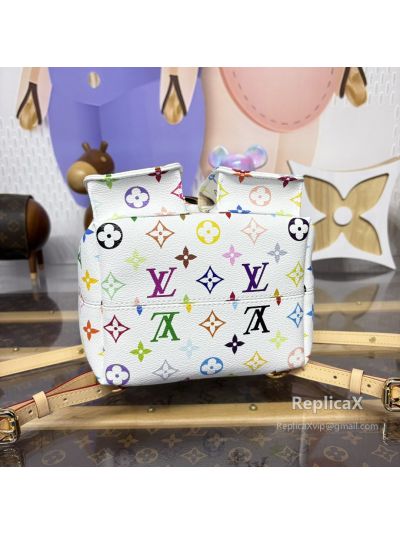 Louis Vuitton Speedy in white Monogram Multicolore M13081