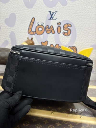 Louis Vuitton Keepall N45287 in black damier canvas