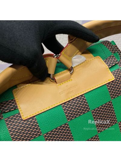 VLM by Louis Vuitton — green damier canvas N40564