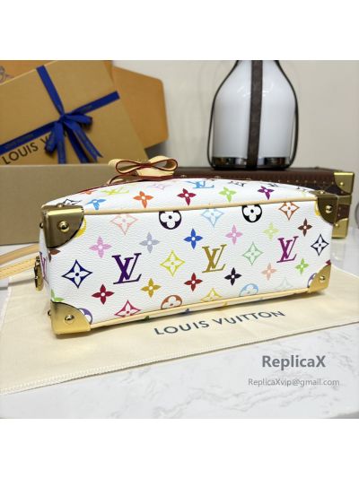 Louis Vuitton Speedy in white Monogram Multicolore M13084