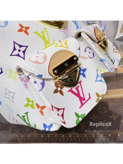Louis Vuitton Speedy in white Monogram Multicolore M13081