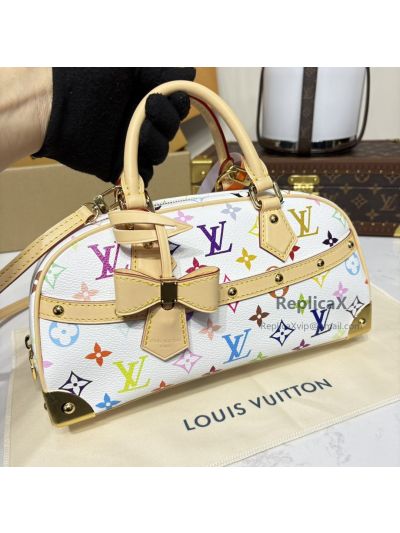 Louis Vuitton Speedy in white Monogram Multicolore M13084