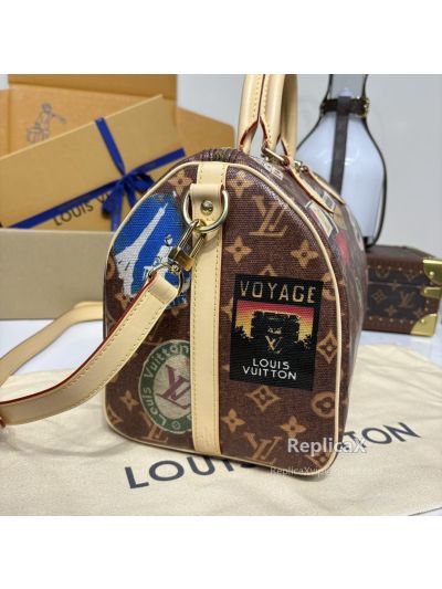 Speedy by Louis Vuitton — brown monogram canvas M47087