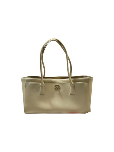 Chanel Calfskin Archetype Small Shopping Tote Bag Beige AS6243