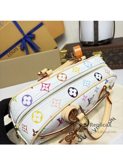 Louis Vuitton Speedy in white Monogram Multicolore M13084