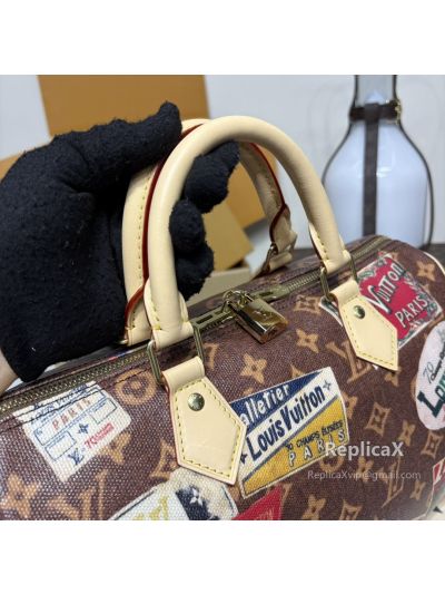 Speedy by Louis Vuitton — brown monogram canvas M47087
