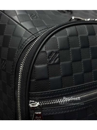 Louis Vuitton Keepall N45287 in black damier canvas