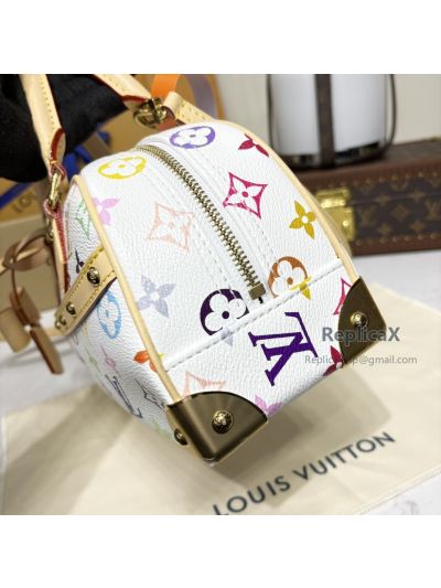 Louis Vuitton Speedy in white Monogram Multicolore M13084