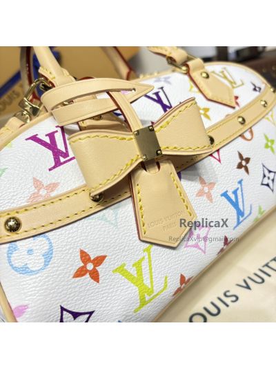 Louis Vuitton Speedy in white Monogram Multicolore M13084