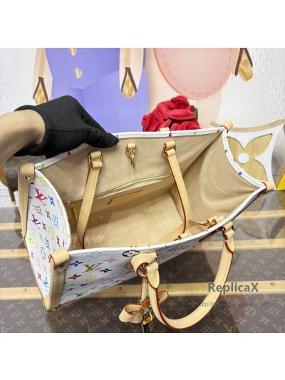 Louis Vuitton Neverfull in white monogram canvas M13079