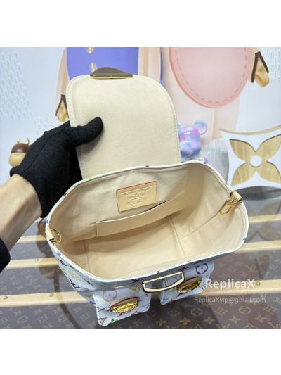 Louis Vuitton Speedy in white Monogram Multicolore M13081