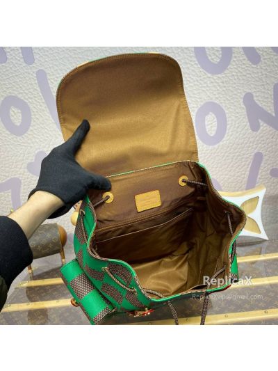 VLM by Louis Vuitton — green damier canvas N40564