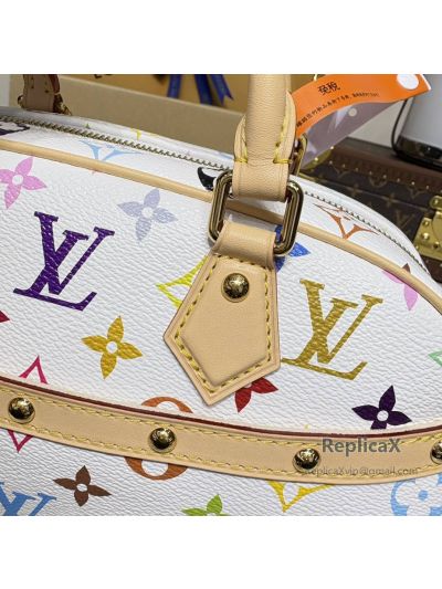 Louis Vuitton Speedy in white Monogram Multicolore M13084
