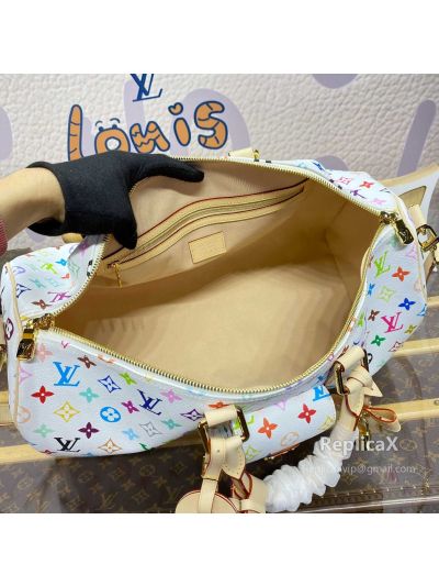 Louis Vuitton Speedy in white monogram canvas M13742