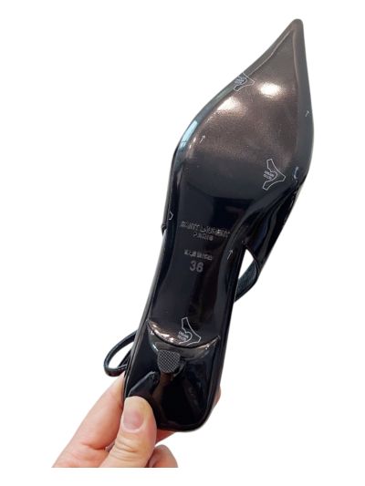Saint Laurent Cherish Kitten Heel Slingback Pump Black 2511239 02.jpg