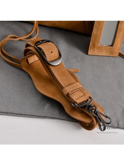 Balenciaga Le City Small Suede Caramel 2626S98
