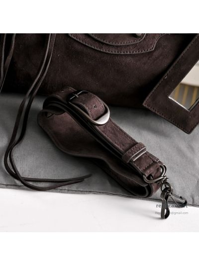 Balenciaga Le City Small Suede Coffee 2626S98