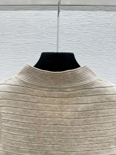 Balmain V-Neck Button-Front Vest in Khaki