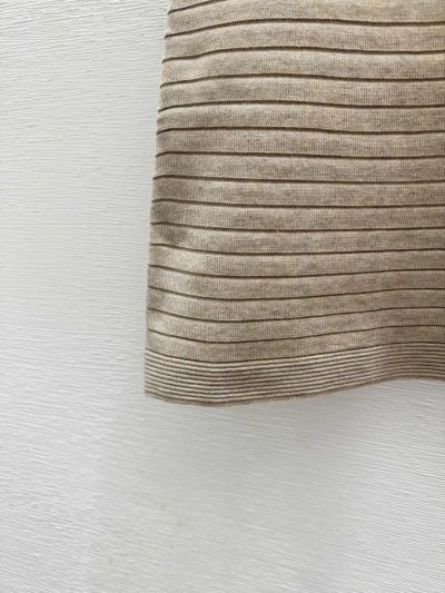 Balmain V-Neck Button-Front Vest in Khaki