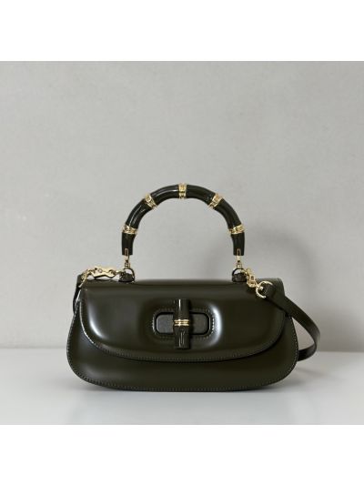 Gucci Bamboo 1947 Shoulder Bag in Green