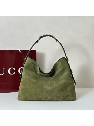 Gucci Beatrix Medium Tote Bag 850926 in Olive Green