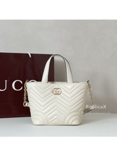 Gucci Betty Small Tote Bag 847386 in White