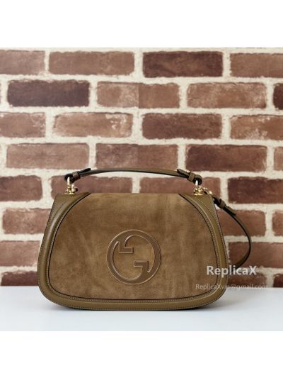 Gucci Blondie Large Top Handle Bag 815719 in Brown
