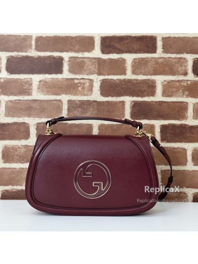 Gucci Blondie Large Top Handle Bag 815719 in Burgundy