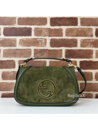 Gucci Blondie Large Top Handle Bag 815719 in Green