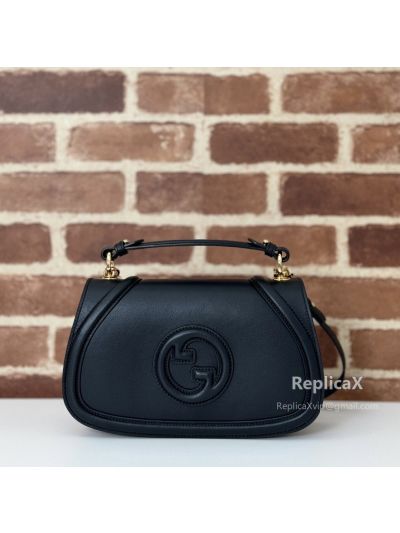 Gucci Blondie Medium Top Handle Bag 815714 in Black