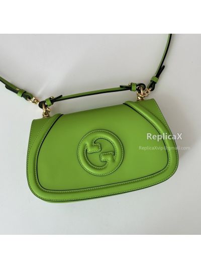 Gucci Blondie Medium Top Handle Bag 815714 in Green