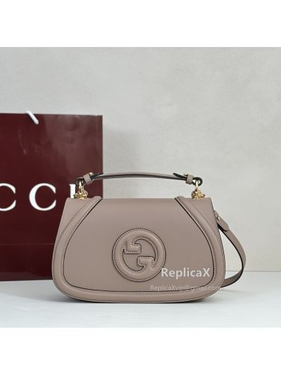 Gucci Blondie Medium Top Handle Bag 815714 in Grey