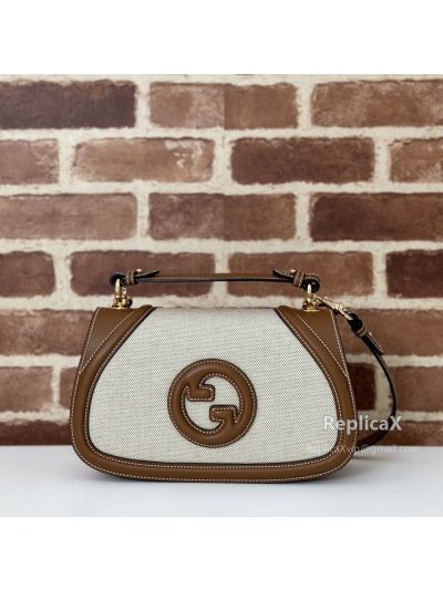 Gucci Blondie Medium Top Handle Bag 815714 in Ivory