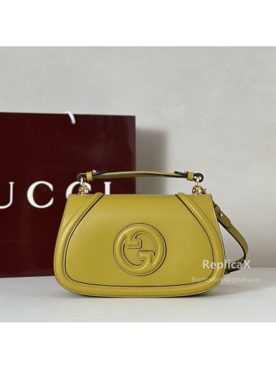 Gucci Blondie Medium Top Handle Bag 815714 in Yellow