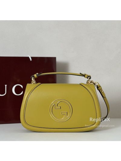 Gucci Blondie Medium Top Handle Bag 815719 in Yellow