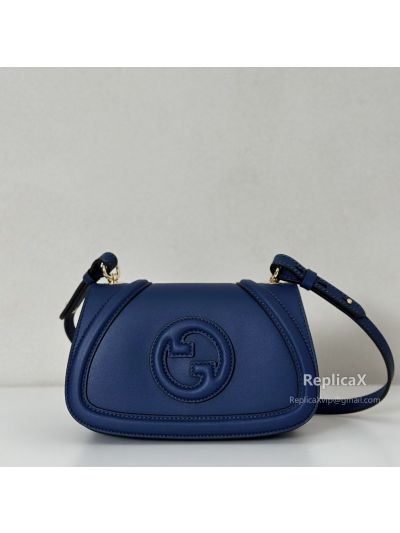 Gucci Blondie Small Shoulder Bag 815700 in Blue